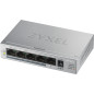 Zyxel GS1005HP Non gestito Gigabit Ethernet (10/100/1000) Supporto Power over Ethernet (PoE) Argento