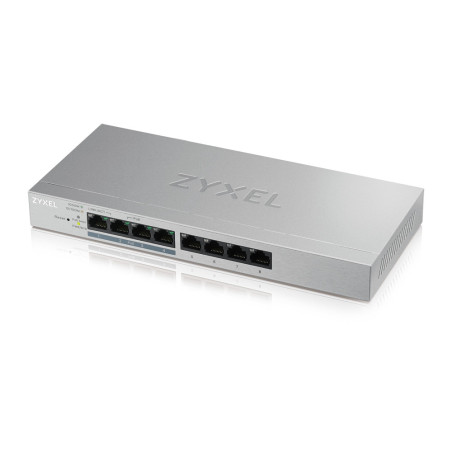 Zyxel GS1200-8HP v2 Gestito Gigabit Ethernet (10/100/1000) Supporto Power over Ethernet (PoE) Grigio