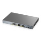 Zyxel GS1350-26HP-EU0101F switch di rete Gestito L2 Gigabit Ethernet (10/100/1000) Supporto Power over Ethernet (PoE) Grigio