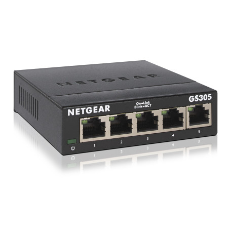 NETGEAR GS305 Non gestito L2 Gigabit Ethernet (10 100 1000) Nero