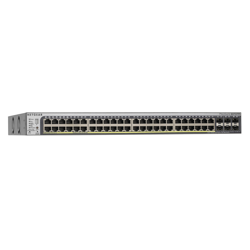 NETGEAR GS752TPSB-100EUS switch di rete Gestito L3 Supporto Power over Ethernet (PoE) 1U Acciaio inox