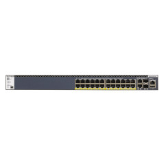 NETGEAR M4300-28G-PoE+ Gestito L2 L3 L4 10G Ethernet (100 1000 10000) Supporto Power over Ethernet (PoE) 1U Nero