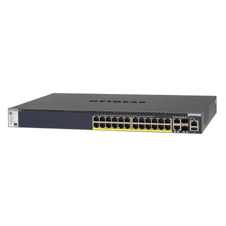 NETGEAR M4300-28G-PoE+ Gestito L2/L3/L4 10G Ethernet (100/1000/10000) Supporto Power over Ethernet (PoE) 1U Nero