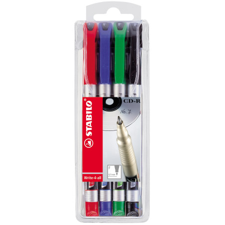 STABILO Write-4-all evidenziatore 4 pz Multicolore