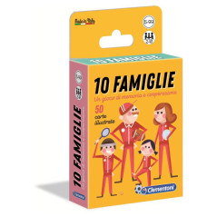 Clementoni Carte Gioco 10 Famiglie