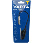 Varta Book Light (incl. 2x CR2032 Celle a bottone, con impugnatura a clip e collo flessibile) argento/nero, luce a clip