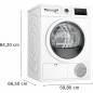 Bosch Serie 4 WTH85V18II Asciugatrice a pompa di calore 8 kg Classe A++