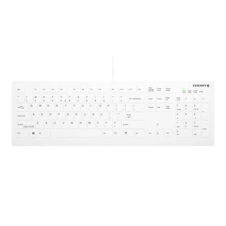 CHERRY AK-C8112 tastiera Medico USB QWERTY Inglese Bianco