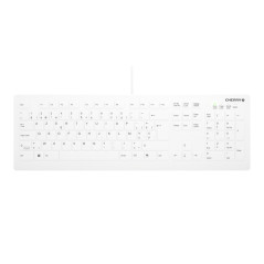 CHERRY AK-C8112 tastiera Medico USB AZERTY Belga Bianco