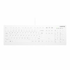 CHERRY AK-C8112 tastiera Medico USB QWERTZ Tedesco Bianco