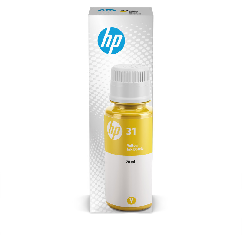 HP 31 70-ml Yellow Original Ink Bottle Originale