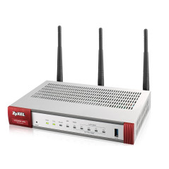 Zyxel USG20W-VPN-EU0101F router wireless Gigabit Ethernet Dual-band (2.4 GHz 5 GHz) Grigio, Rosso