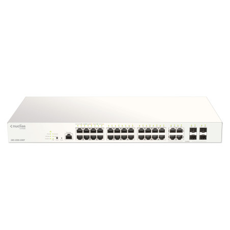 D-Link DBS-2000-28MP switch di rete Gestito L2 Gigabit Ethernet (10/100/1000) Grigio