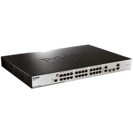 D-Link DES-3200-28 Gestito L2 Supporto Power over Ethernet (PoE) 1U