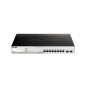 D-Link DGS-1210-10MP switch di rete Gestito L2/L3 Gigabit Ethernet (10/100/1000) Supporto Power over Ethernet (PoE) Nero