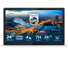 Philips B Line 242B1TFL 00 Monitor PC 60,5 cm (23.8") 1920 x 1080 Pixel Full HD LED Touch screen Nero