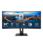 Philips B Line 346B1C/00 Monitor PC 86,4 cm (34") 3440 x 1440 Pixel Quad HD LCD Nero