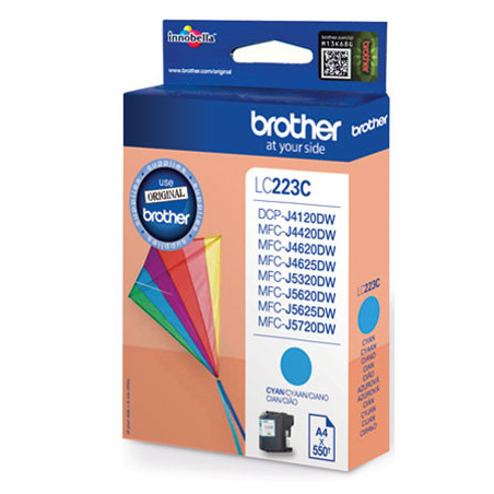 Brother LC-223CBP cartuccia d'inchiostro 1 pz Originale Ciano