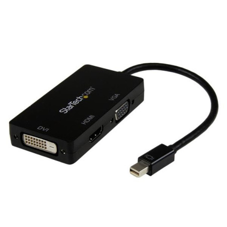 StarTech.com Adattatore Mini DisplayPort da viaggio VGA DVI HDMI - Convertitore mDP 3 in 1