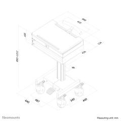 Neomounts La medico portatile carrello