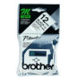 Brother Labelling Tape - 12mm, Black/White, Blister nastro per etichettatrice M