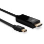 Lindy 36926 cavo e adattatore video 1 m HDMI tipo A (Standard) Mini DisplayPort Nero