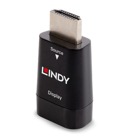 Lindy 38194 adattatore per inversione del genere dei cavi HDMI Type A (Standard) VGA Nero