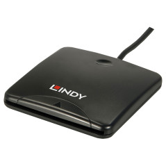 Lindy 42768 lettore di carte magnetiche Nero USB