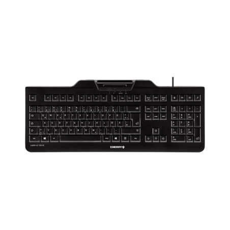 CHERRY KC 1000 SC tastiera USB QWERTZ Svizzere Nero