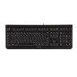 CHERRY KC 1000 tastiera Universale USB AZERTY Belga Nero