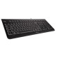 CHERRY KC 1000 tastiera Universale USB AZERTY Belga Nero