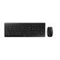 CHERRY Stream Desktop tastiera Mouse incluso Ufficio RF Wireless QWERTY Inglese US Nero