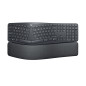 Logitech Ergo K860 tastiera Ufficio RF senza fili + Bluetooth US International Grafite