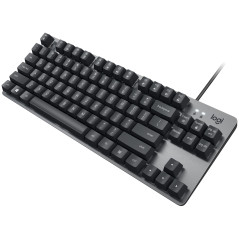 Logitech K835 TKL Mechanical Keyboard tastiera Ufficio USB Tedesco Grafite, Grigio