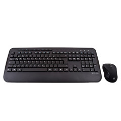 V7 Tastiera full-size poggiapolsi QWERTY tedesco CKW300DE, nero