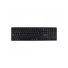 V7 Tastiera Bluetooth KW550ESBT da 2,4 GHZ a due modalità, QWERTY spagnolo - Nero