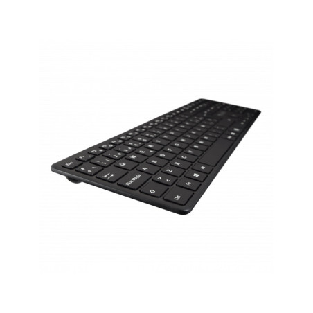 V7 Tastiera Bluetooth KW550ESBT da 2,4 GHZ a due modalità, QWERTY spagnolo - Nero