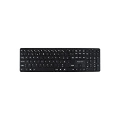 V7 Tastiera Bluetooth KW550UKBT da 2,4 GHZ a due modalità, QWERTY inglese - Nero