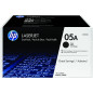 HP Confezione doppia di cartucce toner originali nero 05A LaserJet