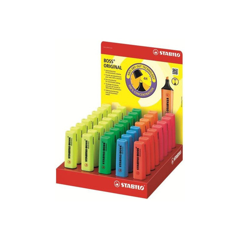 STABILO 70/40-3 evidenziatore 40 pz Blu, Verde, Arancione, Rosa, Rosso, Giallo