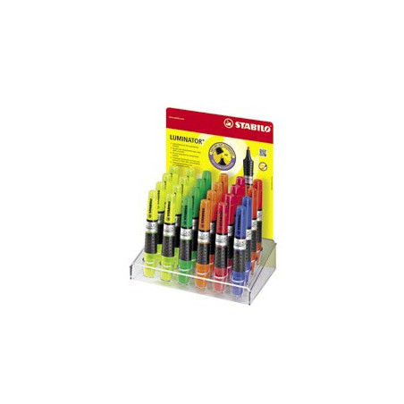 STABILO 71 24-4 evidenziatore 24 pz Blu, Verde, Arancione, Rosso, Giallo