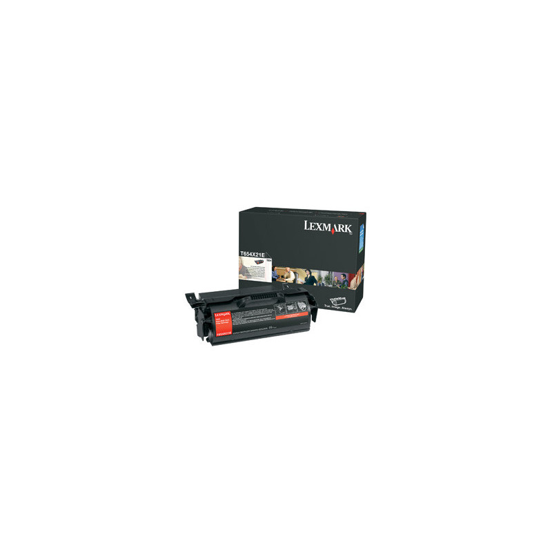 Lexmark T654X21E cartuccia toner 1 pz Originale Nero