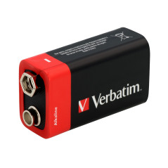 Verbatim Batterie alcaline da 9 V