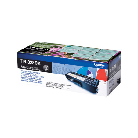 Brother TN-328BK cartuccia toner 1 pz Originale Nero