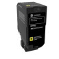 Lexmark 84C2HYE cartuccia toner 1 pz Originale Giallo