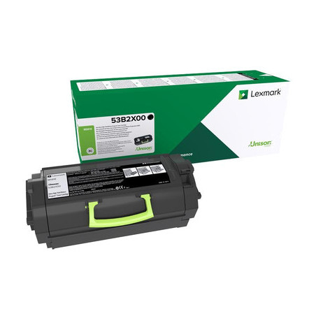 Lexmark 53B2X00 cartuccia toner 1 pz Originale Nero