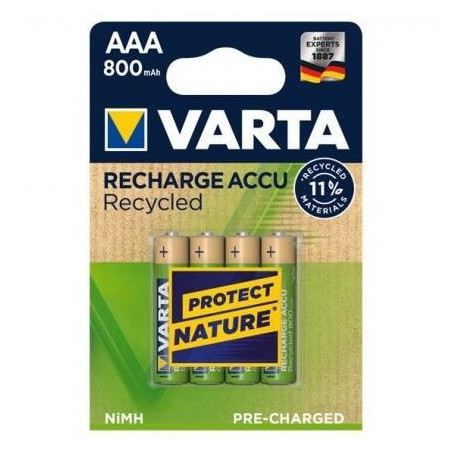 Varta 56813 101 404 batteria per uso domestico Batteria ricaricabile Mini Stilo AAA Nichel-Metallo Idruro (NiMH)