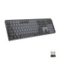 Logitech MX Mechanical tastiera Ufficio RF senza fili + Bluetooth QWERTZ Svizzere Grafite, Grigio