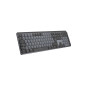 Logitech MX Mechanical tastiera Ufficio RF senza fili + Bluetooth AZERTY Francese Grafite, Grigio