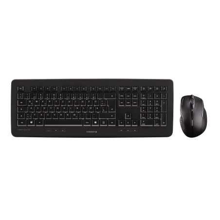 CHERRY DW 5100 tastiera Mouse incluso Universale RF Wireless Francese Nero